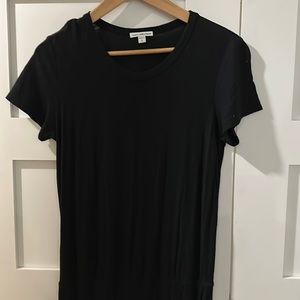 James Perse dark blue flattering dress